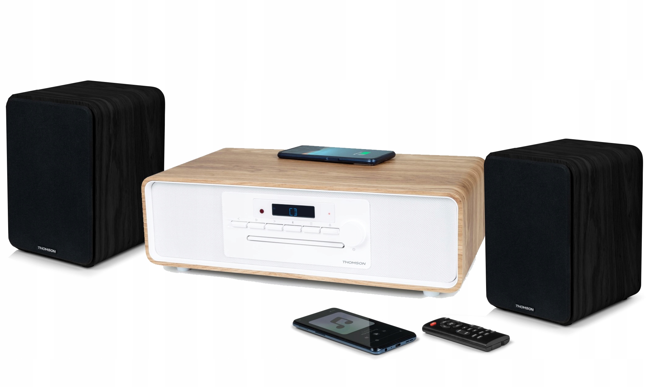 Audio súprava Thomson MIC301IBT WS600DUO s Fm rádiom CD/MP3/USB a Bluetooth