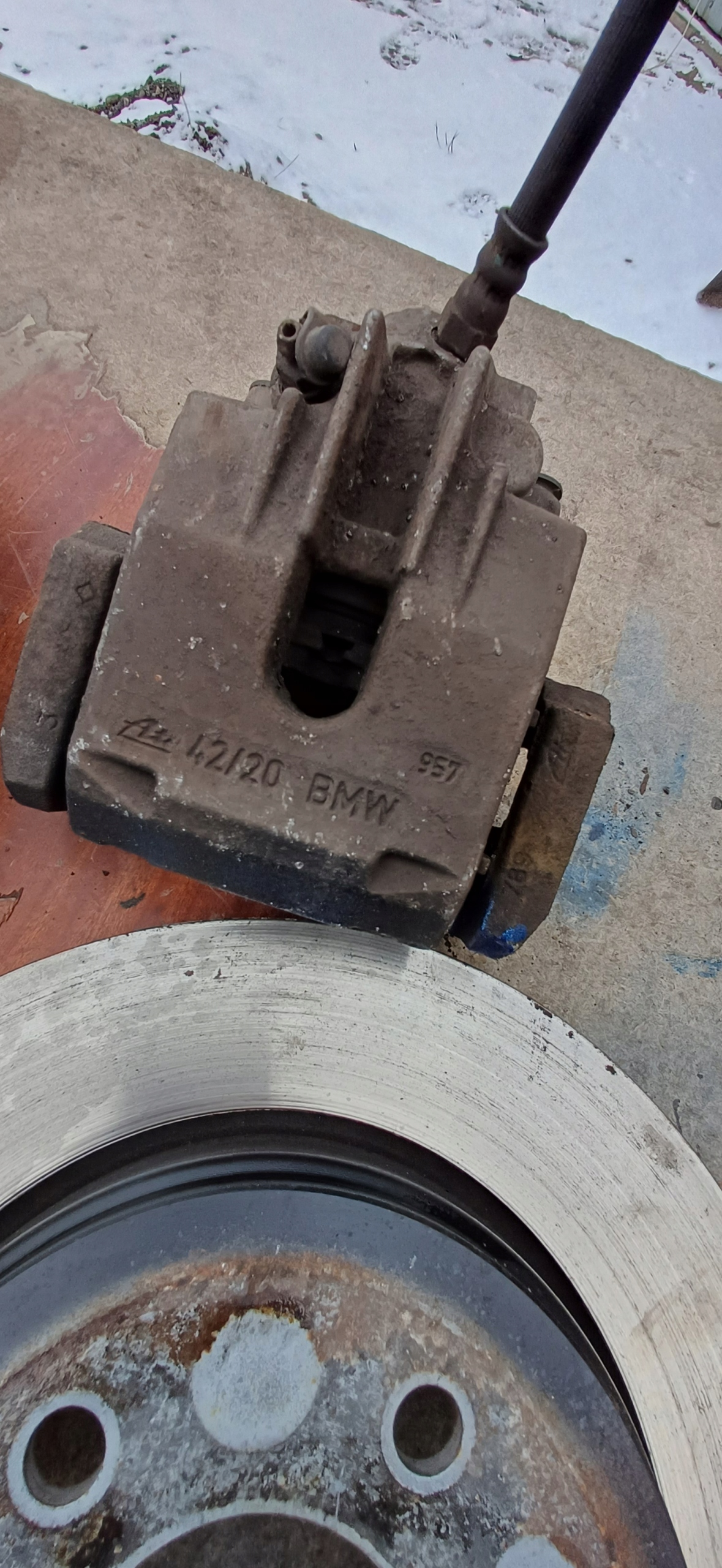 BMW E60 E61 D calipers brake discs KOMPLET rear part 320MM