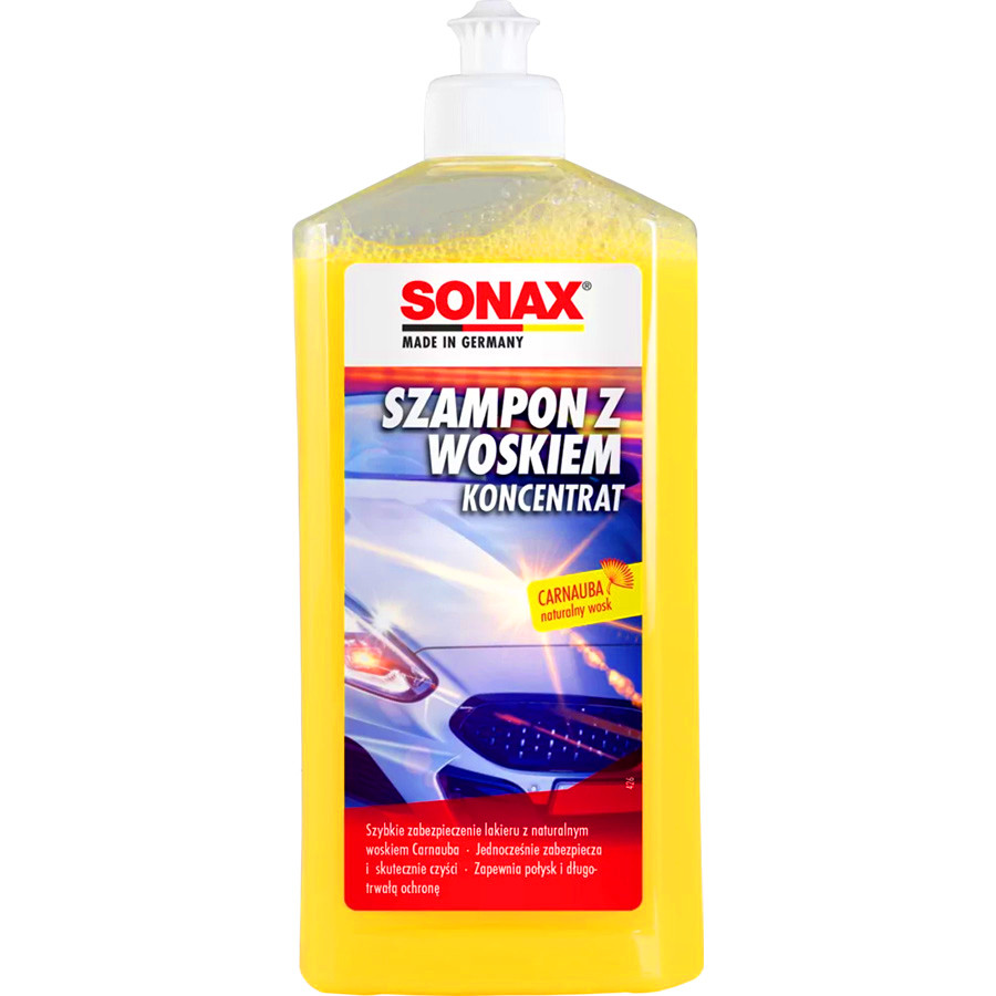 Szampon z woskiem Sonax 500ml – mycie i ochrona lakieru w jednym kroku