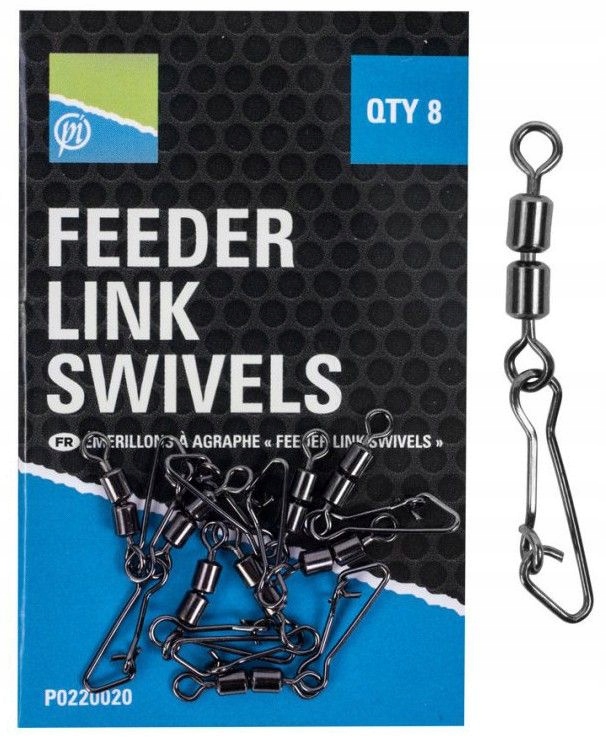 Krętlik Preston Double Feeder Link Swivels (8szt.)