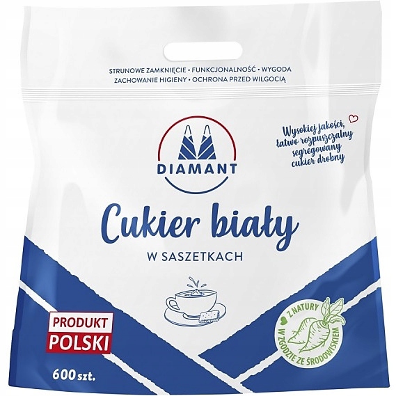 Levně Cukr bílý Diamant 5 g x 600 sáčků