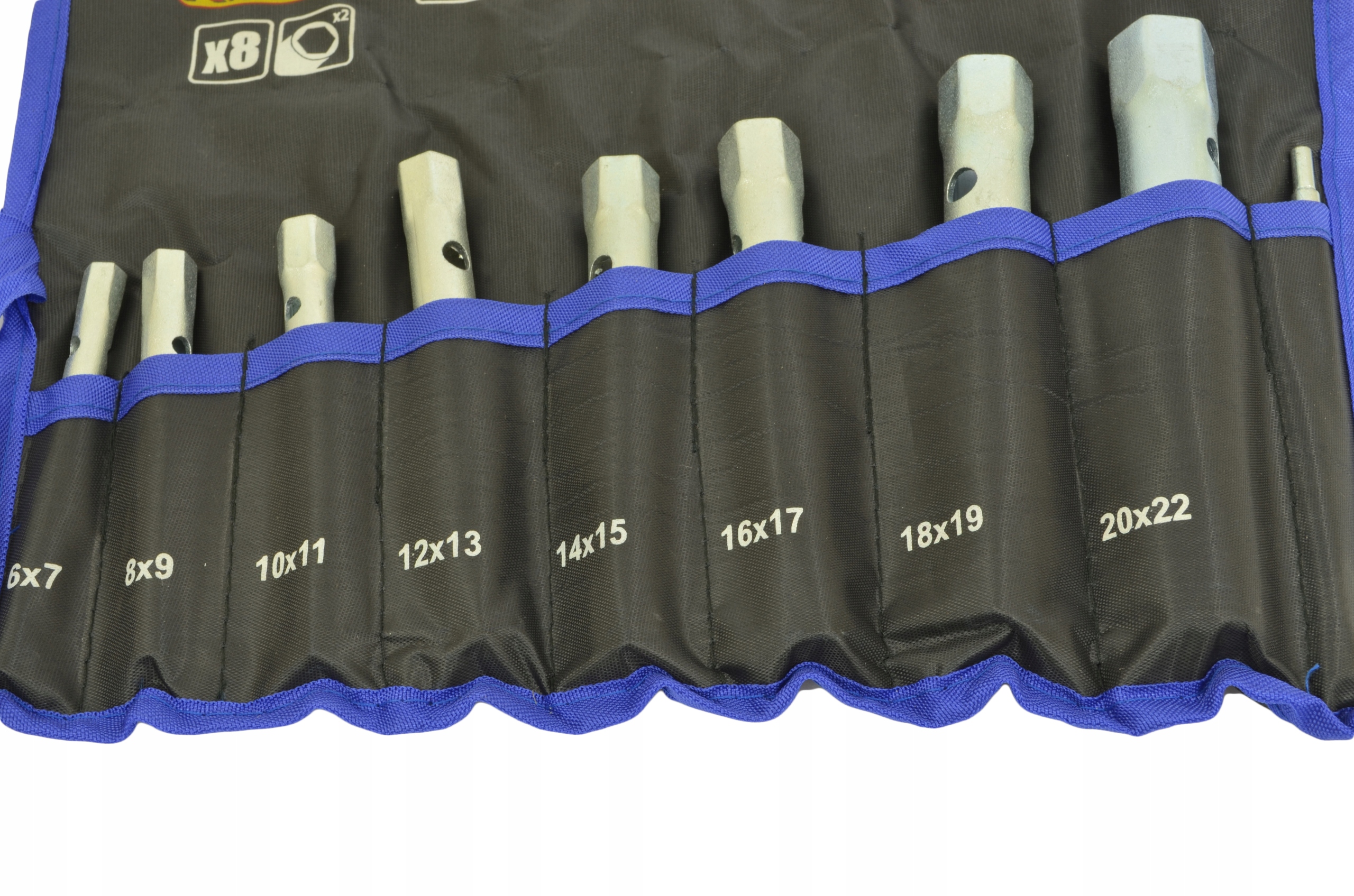 

Klucze rurowe 6-22mm rurkowe 10części Do Warsztatu