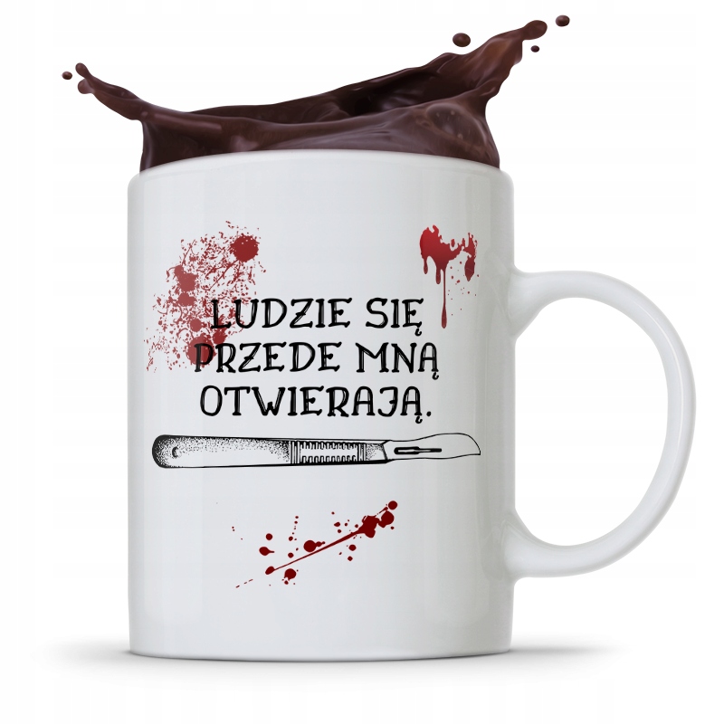 

Kubek Dla Doktora Ludzie Się Przede Mną Otwierają