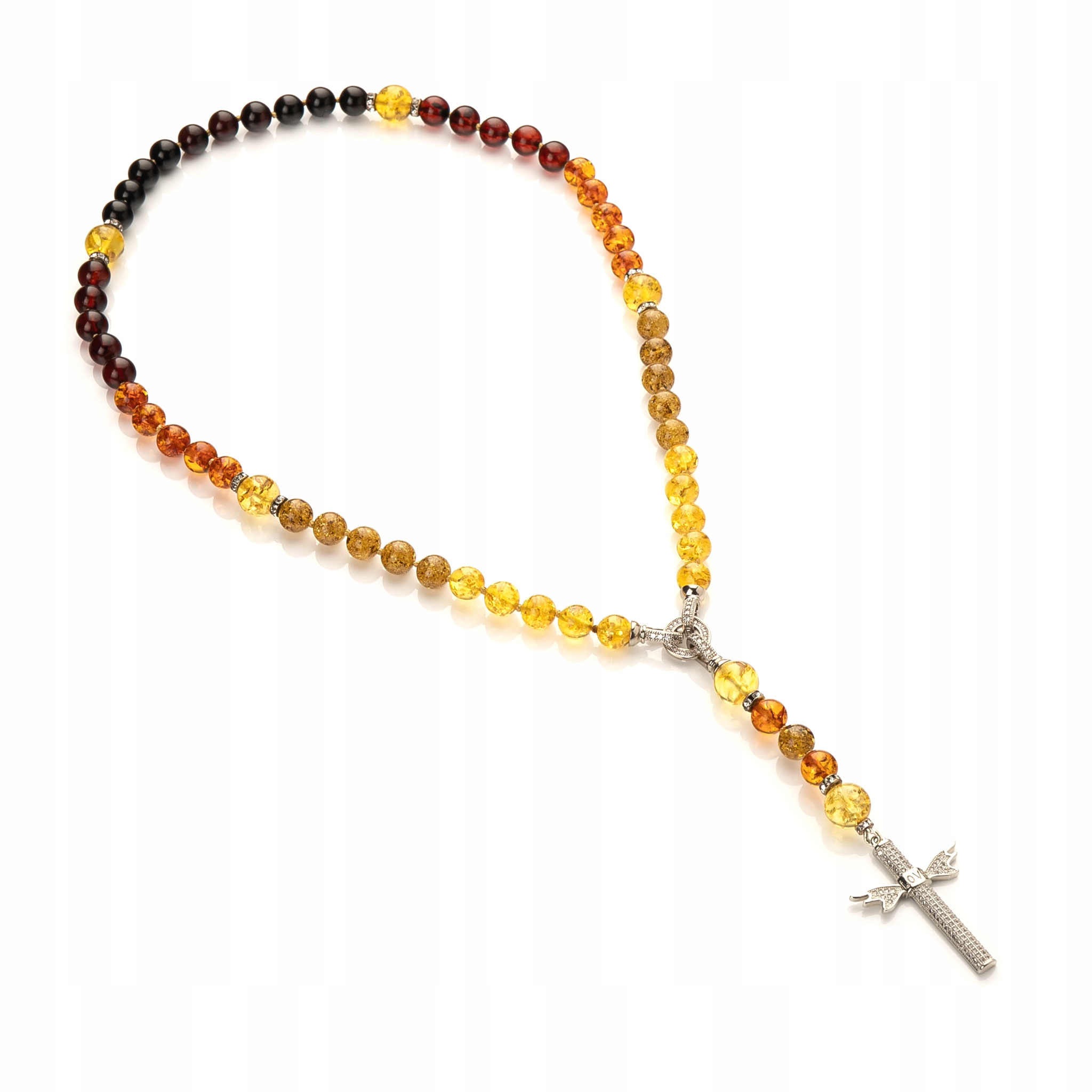 Růženec na krk|Uzávěr|Křížek s krystaly|