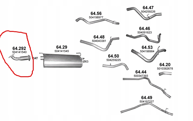 IVECO DAILY 2.3 D 3.0 D ZŁĄCZE RURA KOLEKTOROWA Producent części Polmostrów
