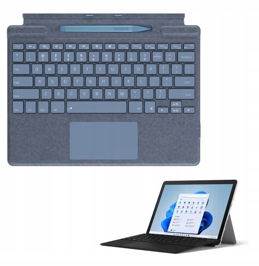 Dotykové Pero a klávesnice Bt 5.8 pro Microsoft Surface Pro 11 10 9 8