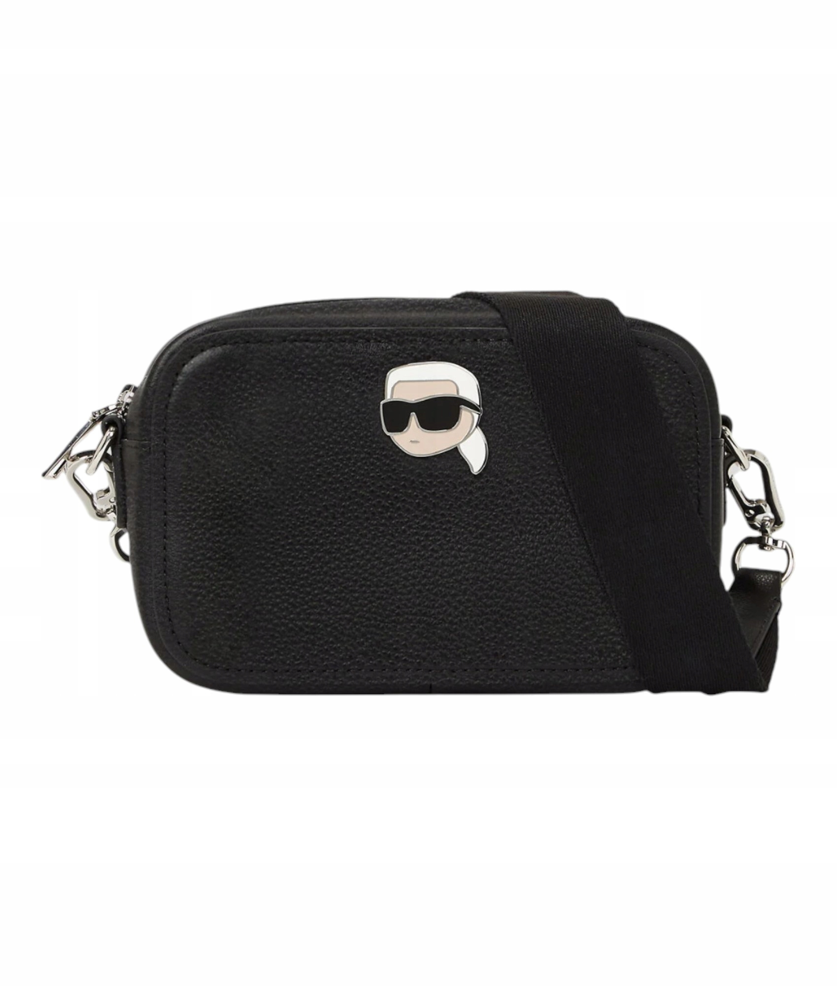 Karl Lagerfeld Dámská Kabelka Ikon Pebble Camera Bag Černá
