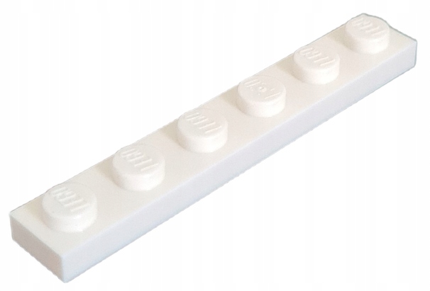 

Lego 366601 3666 1x6 Płytka Biały White