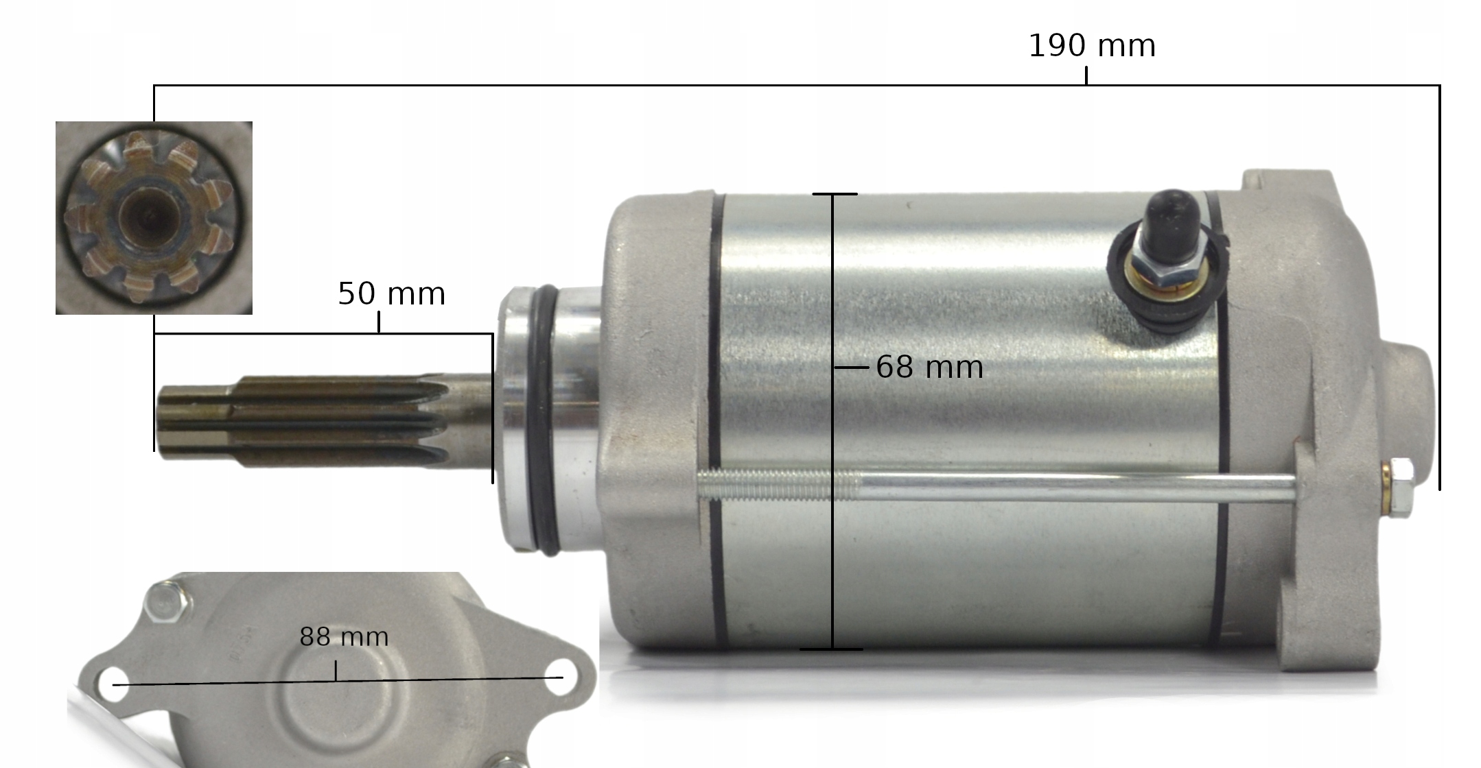 Suzuki XF 650 FREEWIND ROZRUSZNIK STARTER Numer katalogowy części MSM-220