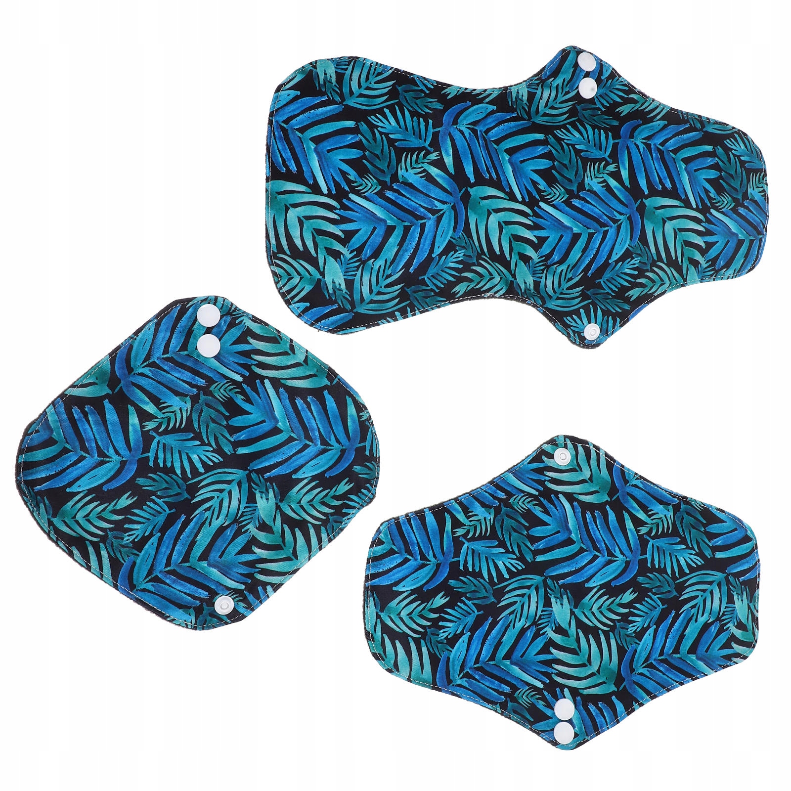 3SZT Bambusowy Węgiel Zmywalny Wkładki Higieniczne Damskie Maty Pielęgnacyjne Menstruacyjne Pa