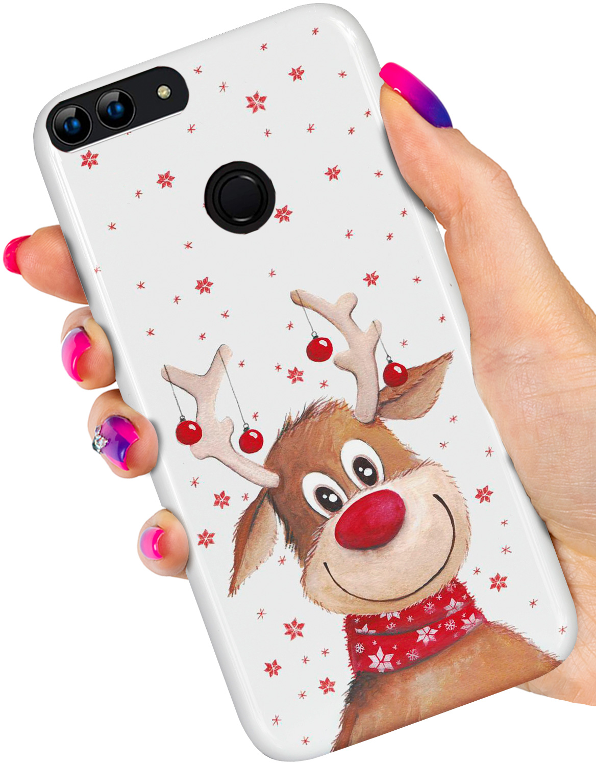 

Etui Świąteczne Case do Huawei P Smart 2018 +szkło