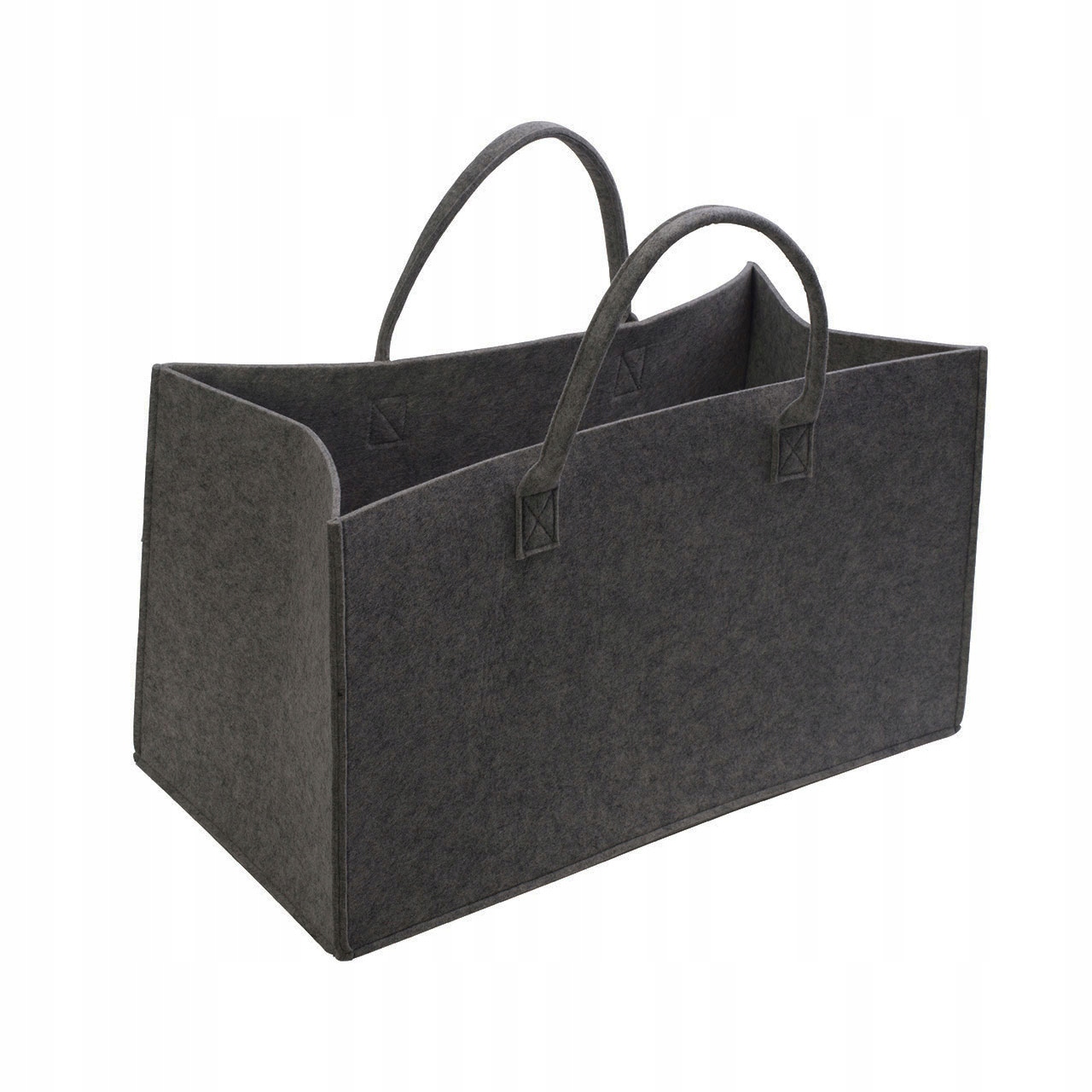 Torba na drewno kominkowe 63 x 33 x 33 cm antracytowa