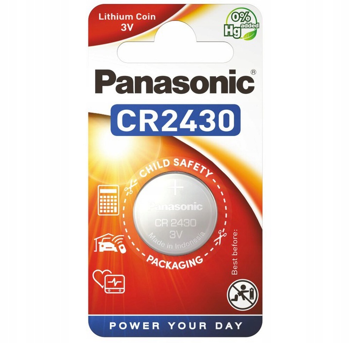 

Bateria litowa Panasonic 3V Cr 2430 --- 1 sztuka
