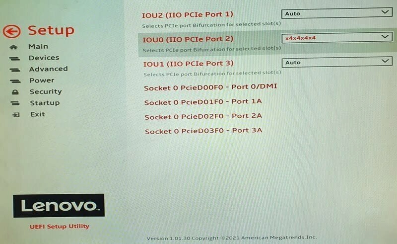 adapter PCI-E x16 na 4 dyski SSD M.2 Nvme 4x32Gbps Producent inny