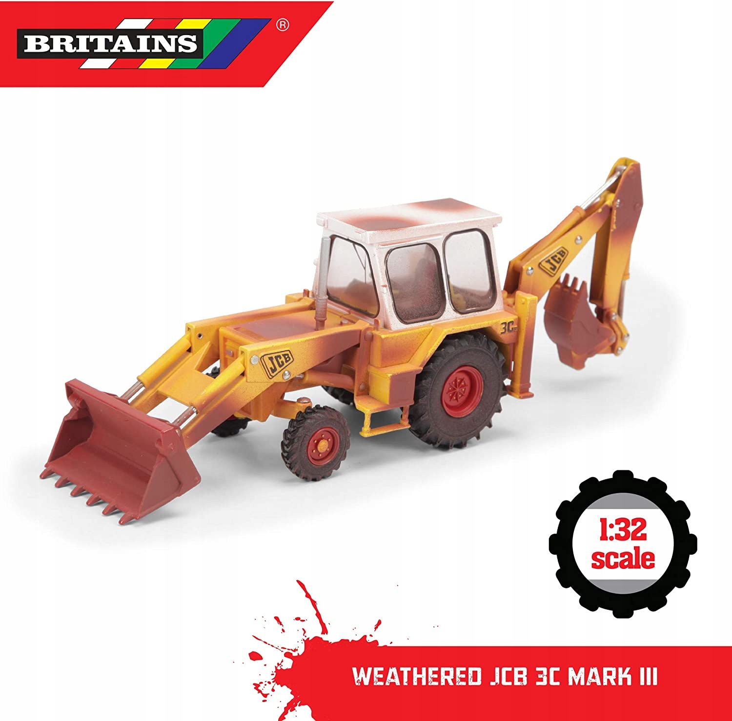 TOMY BRITAINS 43280 KOPARKA JCB 3C Mark III 1:32 Kod producenta 43280