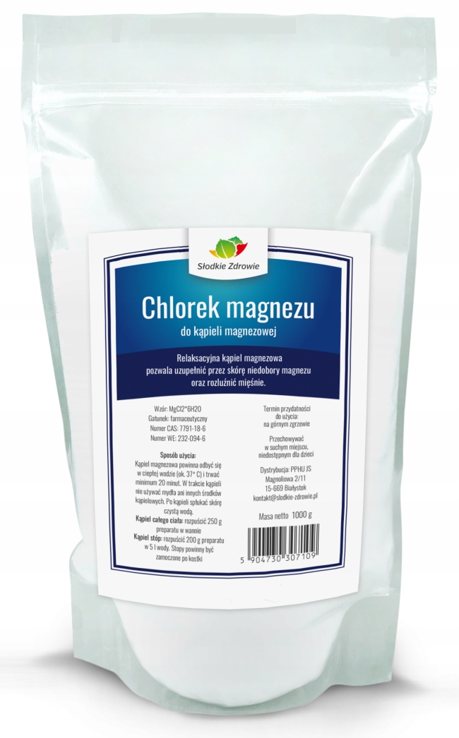 

Chlorek Magnezu sześciowodny Farmaceutyczny 1KG