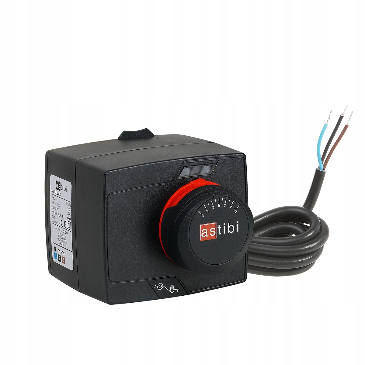 Elektrický Pohon Swd 543 3-BODOVÝ 230V Ac 120s 6 Nm Ovládač Ventilu