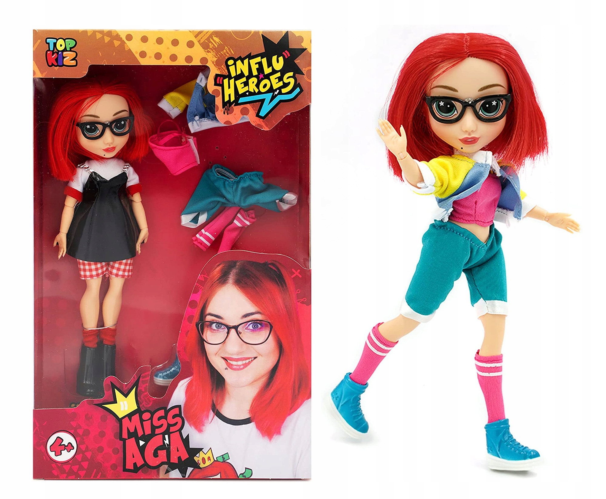 

Zestaw z akcesoriami Influ Heroes Miss Aga 23 cm