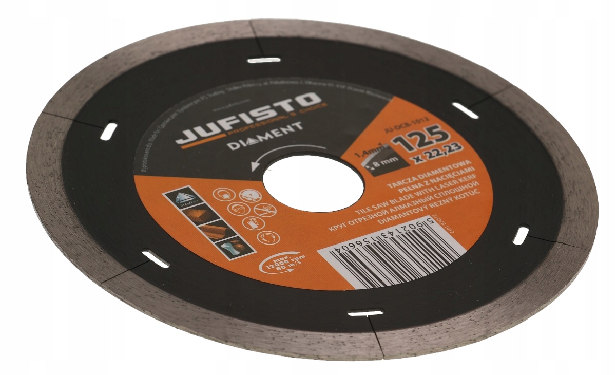 

Tarcza Do Cięcia Diamentowa 125 x 1.4 x 22,2 mm