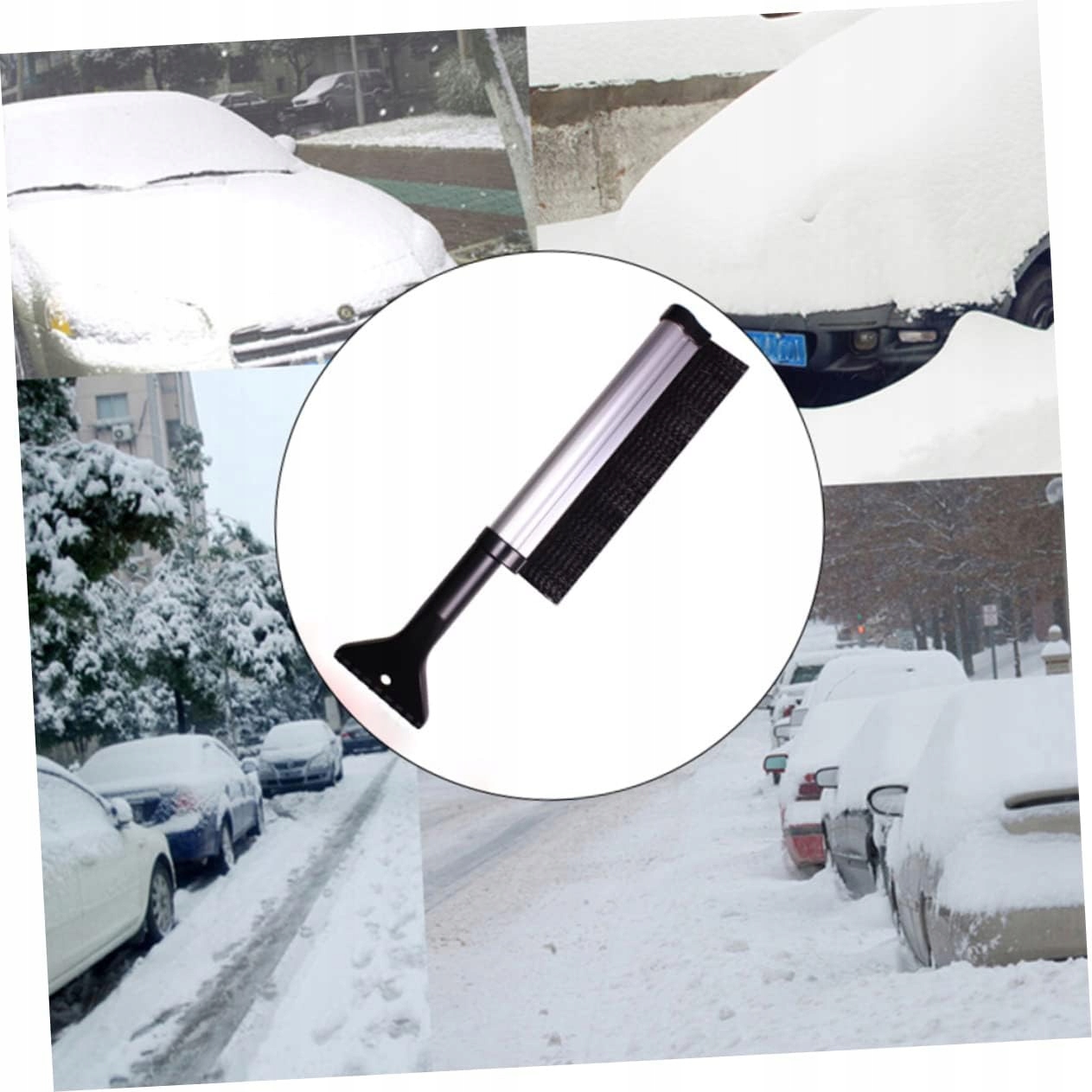 2 Szt Skrobaczka Do Szyb Łopata Do Śniegu Odśnieżarka Samochodowa Producent bez marki