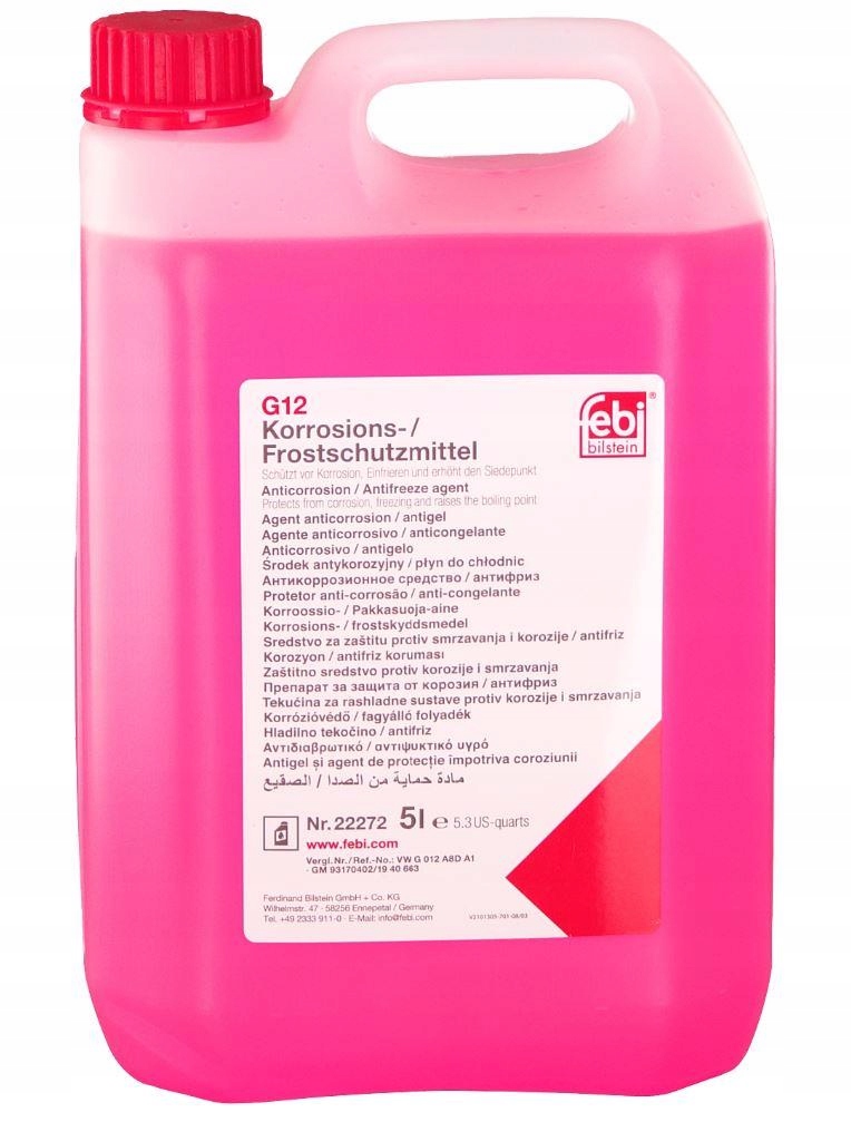 PLYN DO CHLOD.KONCENTRAT 5L G012 CZERW. 22272 FEBI BILSTEIN Ochrona przed