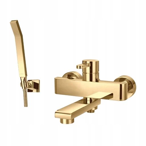 Darling vaňová batéria s sprchovým setom, zlatý lesk