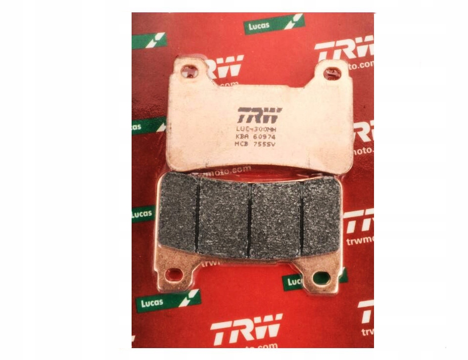 MCB755SV - ТОРМОЗНЫЕ КОЛОДКИ TRW HONDA CBR 1000 RR SC57 SC59