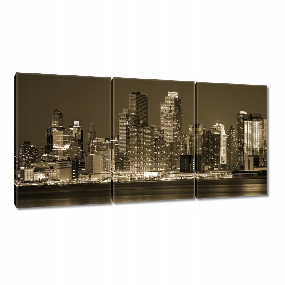 

Obrazy 120x60 New York sephia