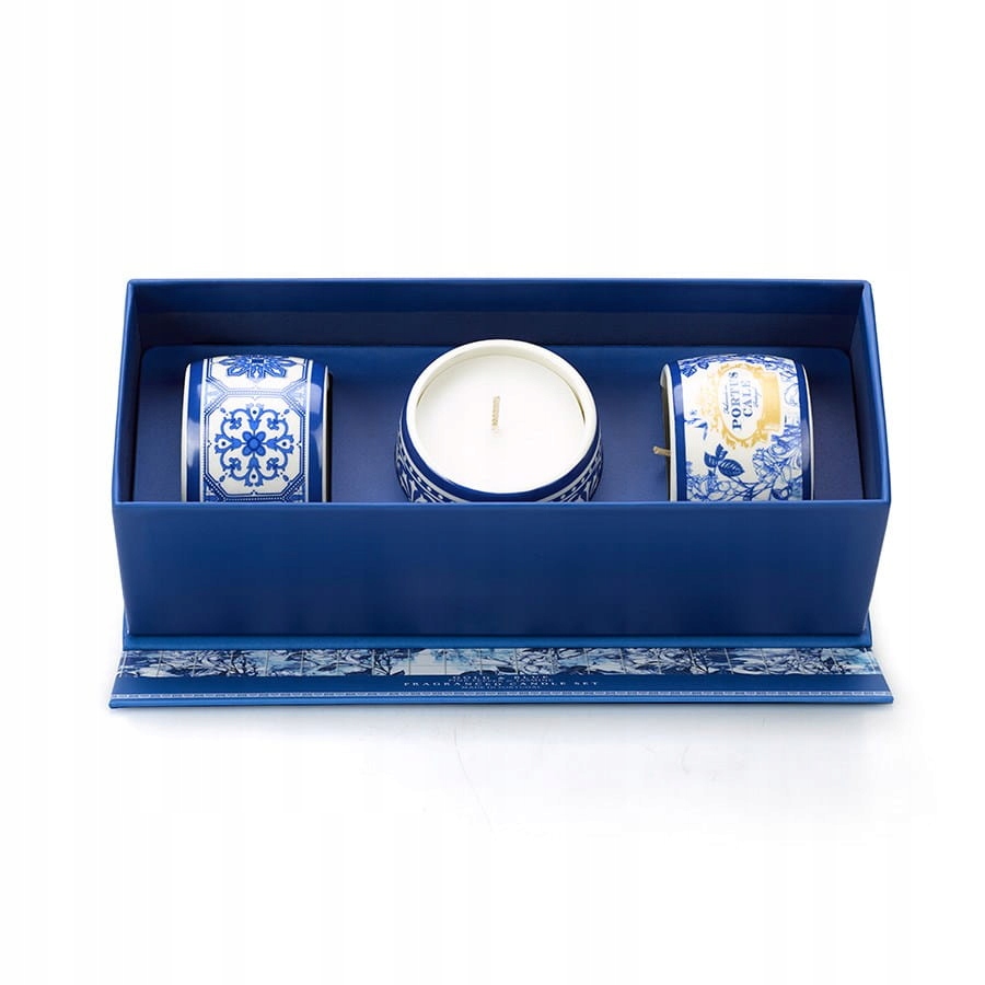 Sviečka Portus Cale Gold & Blue, sada 3ks