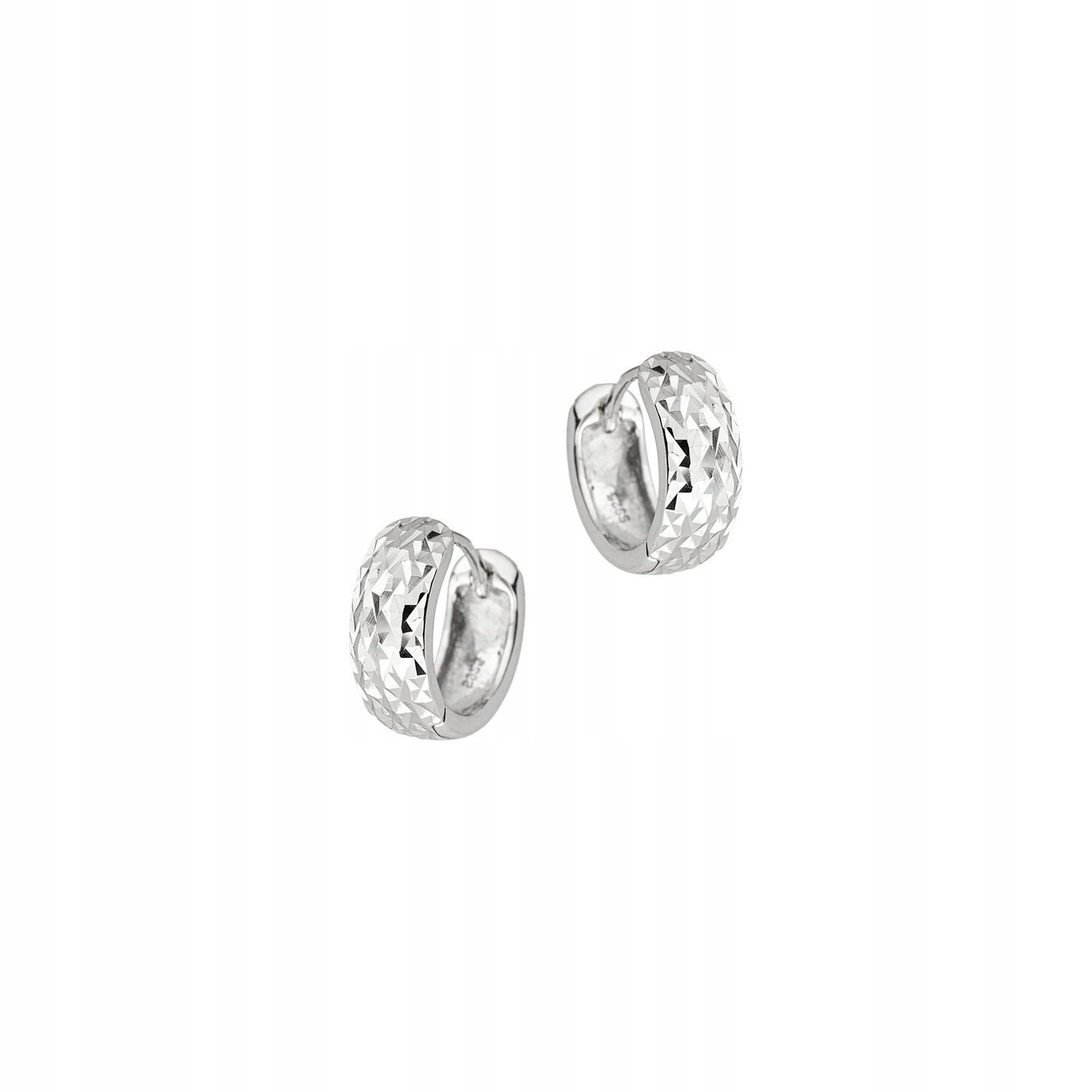 Stříbrné náušnice 925 Diamantová kolečka II
