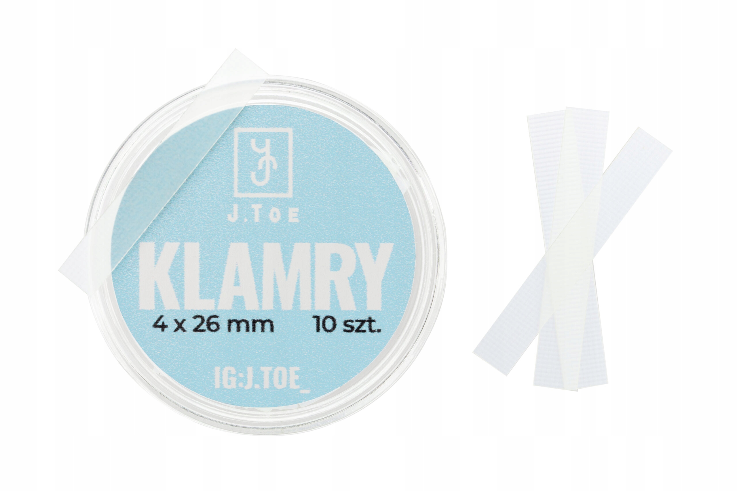 Plastové podologické spony PodoArt 26 x 4 mm 10 kusů