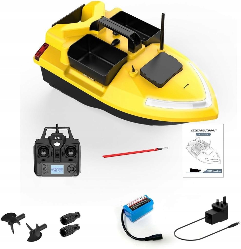 Rybářská Návnadová Loď Flytec V020 Gps Na Dálkové Ovládání S