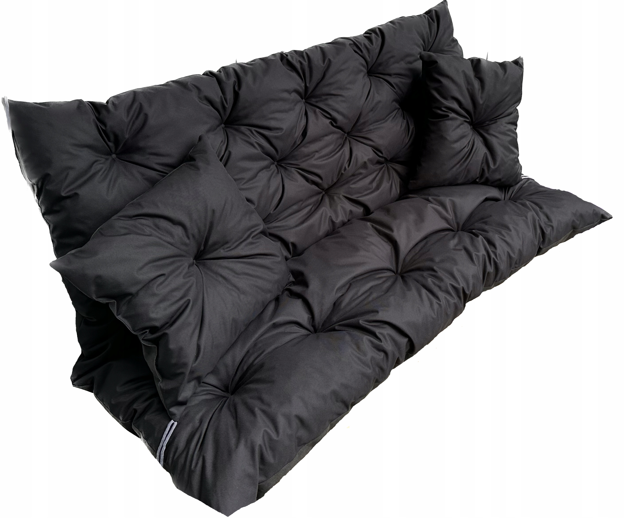 Záhradná poduška na lavičku, hojdačku Veľká 180x60x50 2x Malé podušky 40 cm