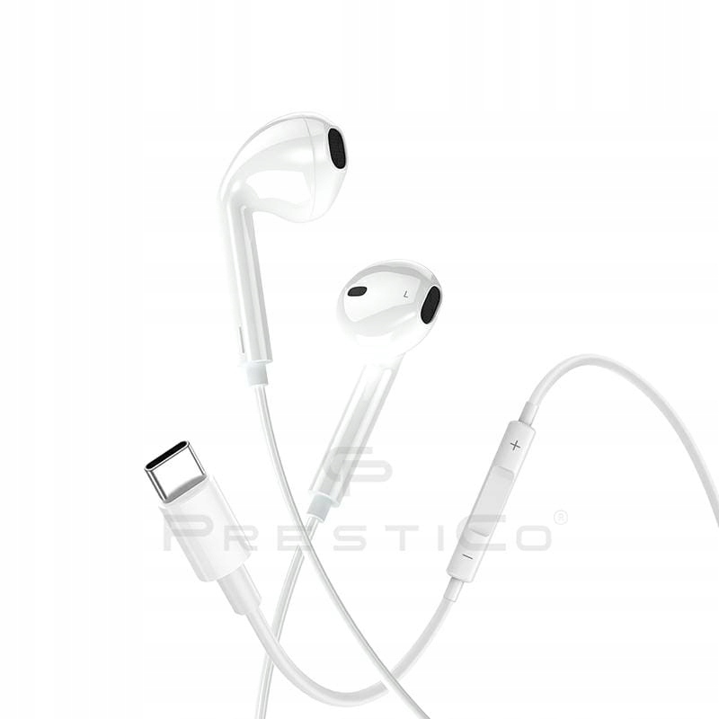PrestiCo słuchawki z mikrofonem USB-C Typ-C do telefonów i innych EAN (GTIN) 5902280601845