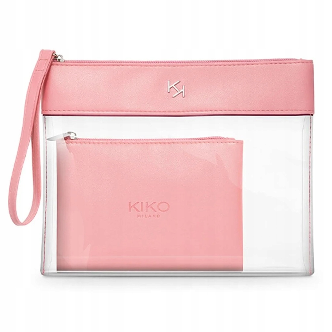 Kiko Milano Transparent Beauty Case przezroczysta kosmetyczka 003 Pink