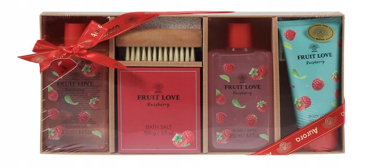 Aurora Fruit Love Dárková sada pro ženy Raspberry