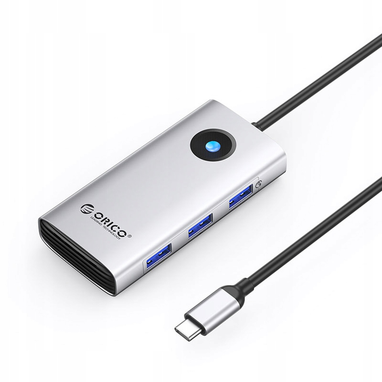 Usb-c dokovací stanice Orico PW11 6w1 3x Usb-a 3.0 1x Usb-c Pd 100 W 1x