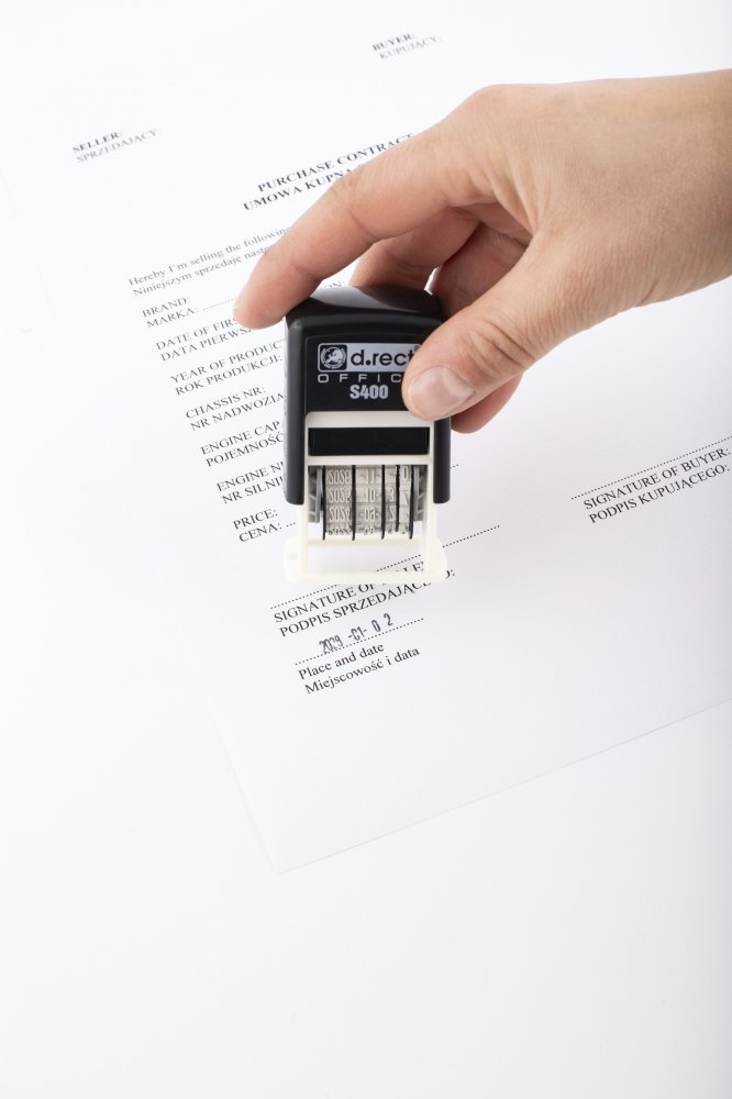 Datownik D.rect cyfrowy, ISO 4 mm Kolor odbicia czarny