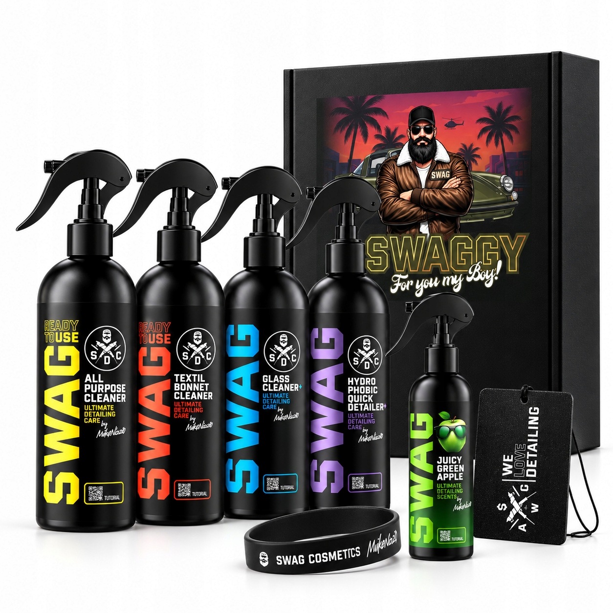 Swag Gift Box For Men 6 x 500ml zestaw prezentowy do pielęgnacji samochodu
