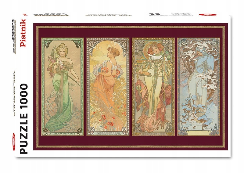 Puzzle Piatnik Mucha, Cztery pory roku 1000 el