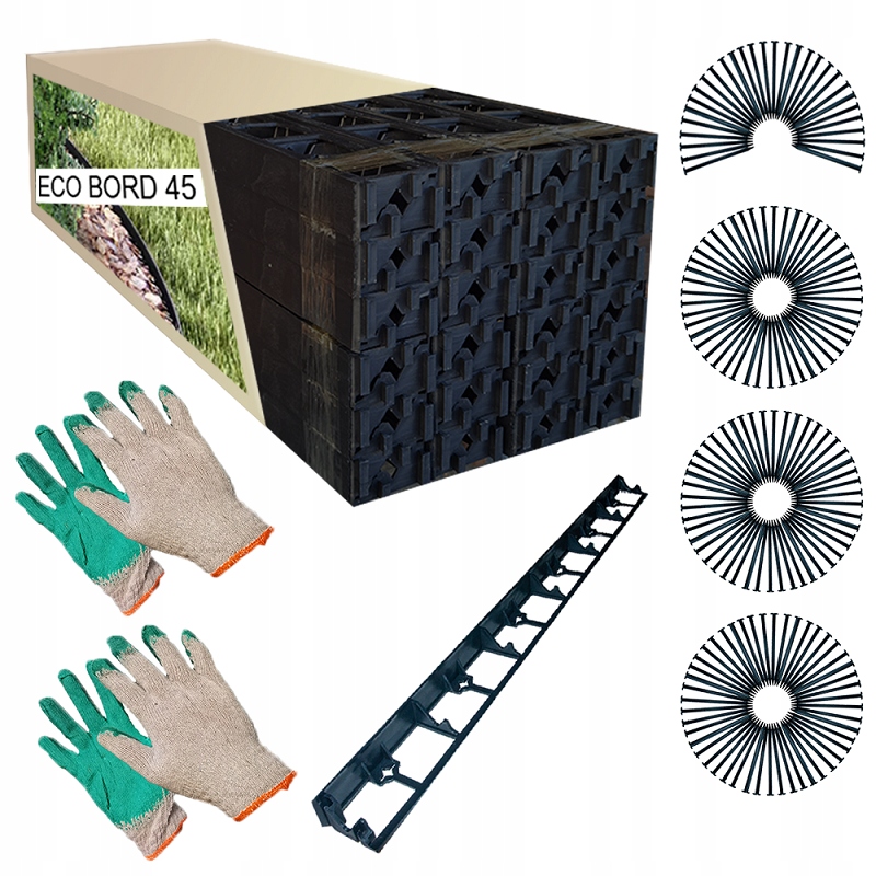 

Eko Obrzeże Trawnikowe 45MM X 60M Bord 180 Kotwy