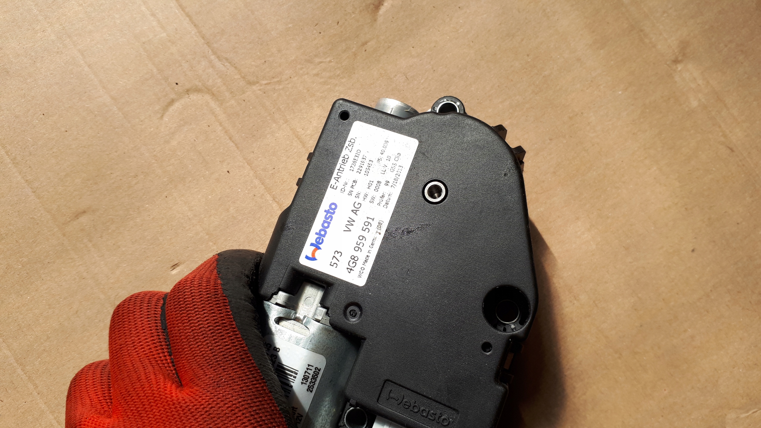 A6 C7 4G Motor Schiebedach 4G8959591 A7 S7