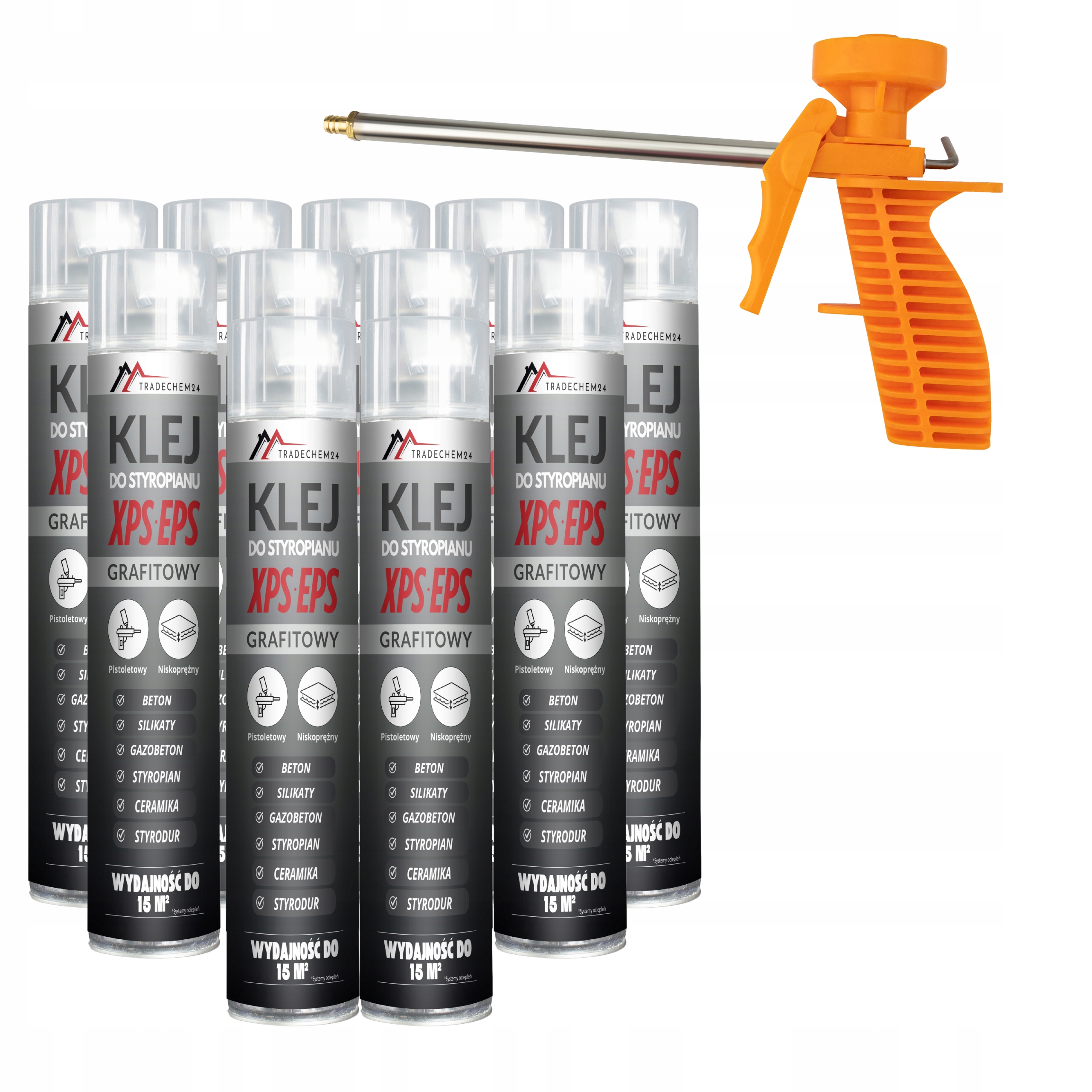 Pěnové Lepidlo Na Grafitový Polystyren Xps Eps Pěnová Pistole
