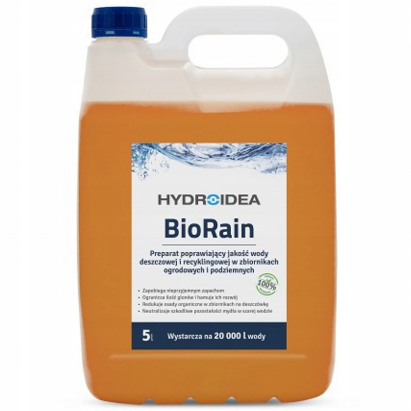Hydroidea BioRain uzdatnia wodę deszczową 5000 ml