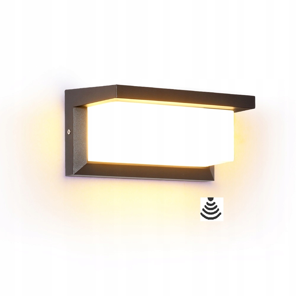 

Kinkiet zewnętrzny Led z czujnikiem IP65 18W Lampa
