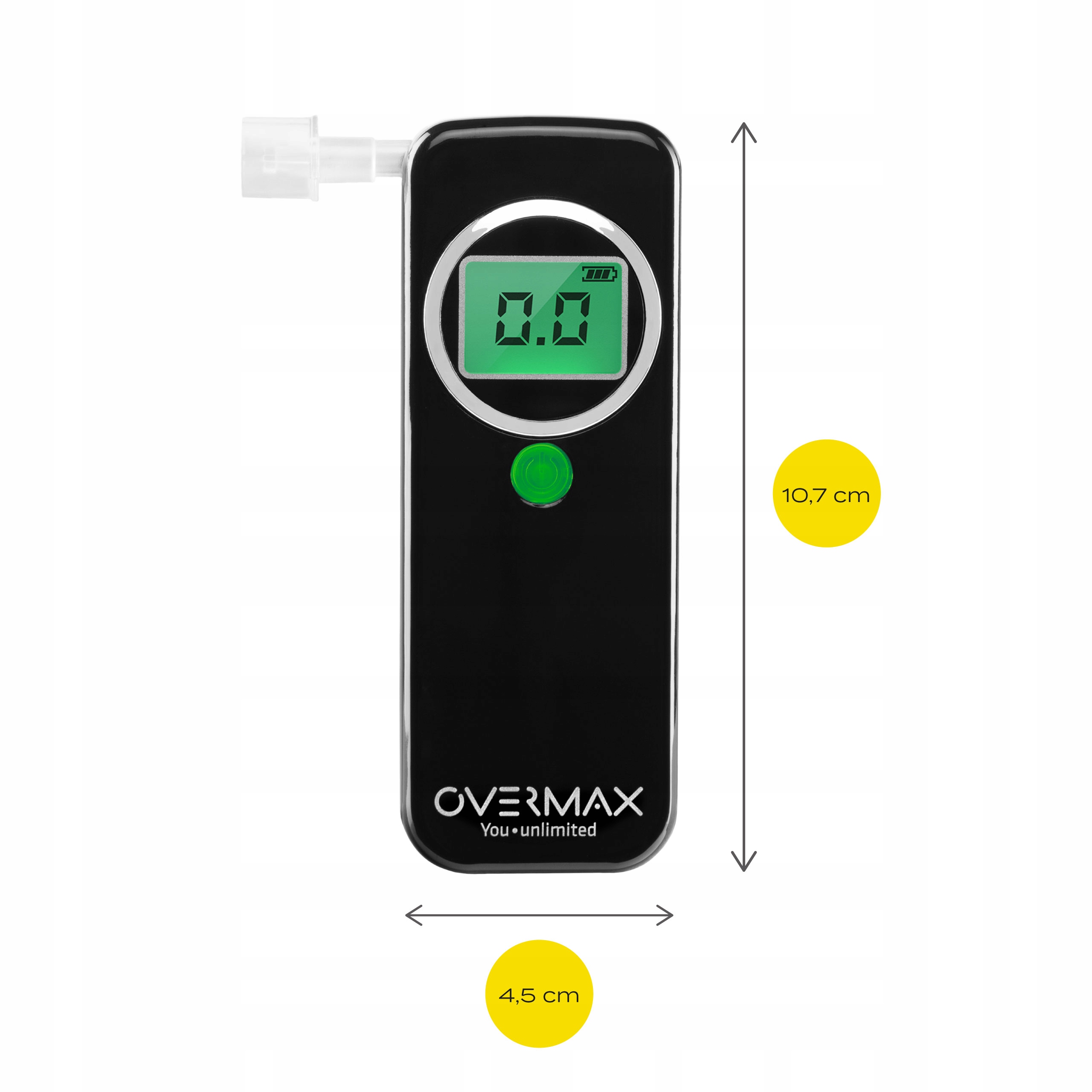 PROFESJONALNY ALKOMAT POLICYJNY PORĘCZNY + KALIBRACJA FREE 24 m PROMOCJA Rozdzielczość pomiaru 0.08‰