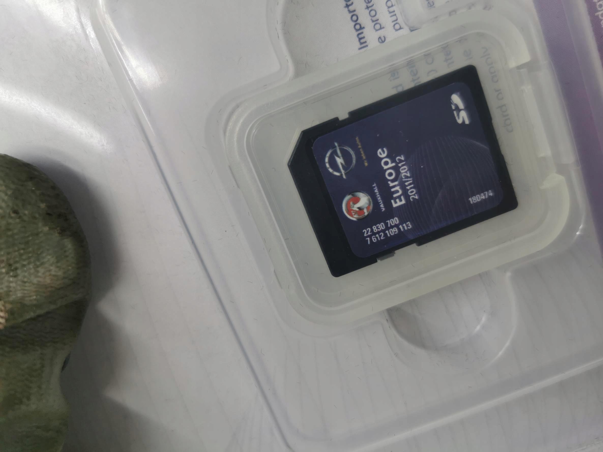 KARTA SD-CARD der Navigation OPEL INSIGNIA A 22830700