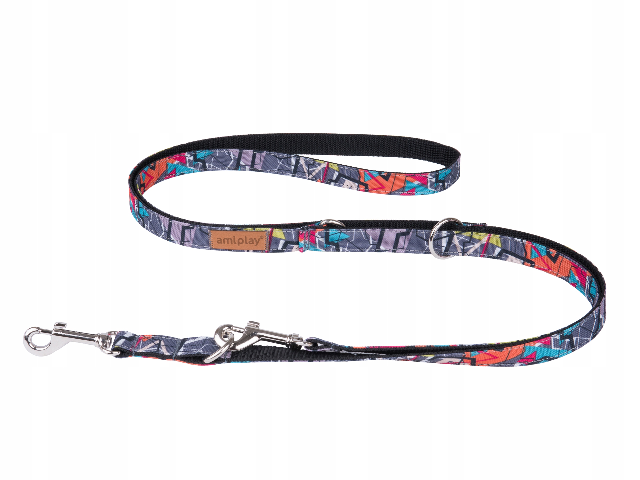 

Amiplay Smycz Regulowana 6w1 Adventure L Abstrakcj