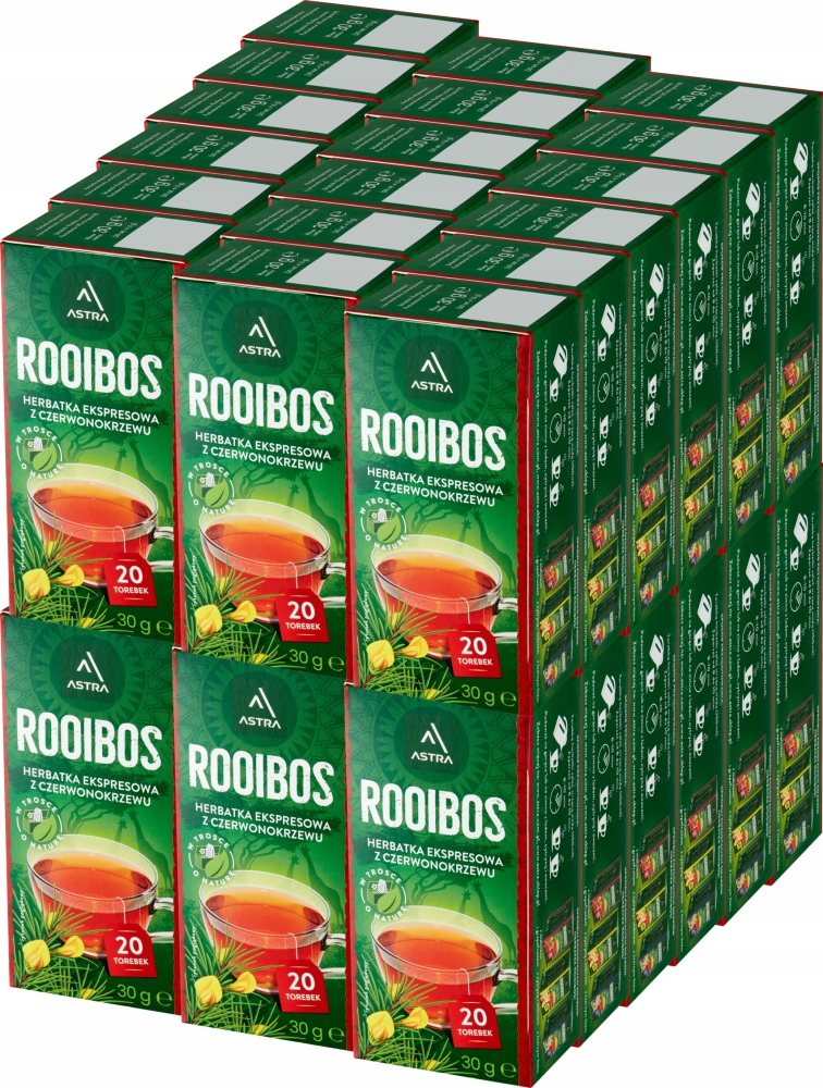 Astra Rooibos Ex20 torebek herbatka czerwonokrzew x36