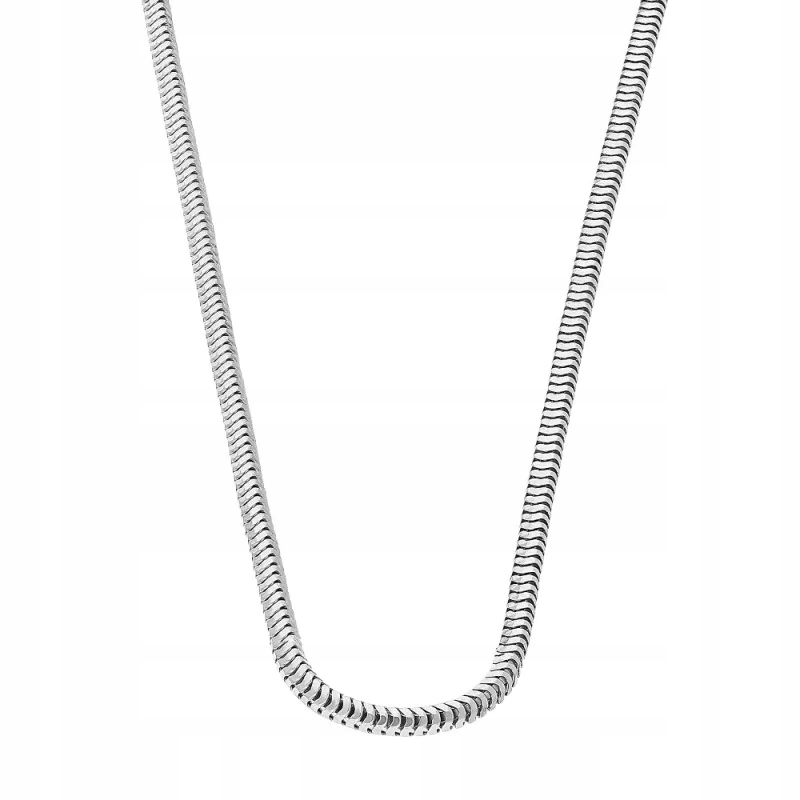 Stříbrný 925 dámský model řetízku s vazbou zmije, trvalý, efektní, R42
